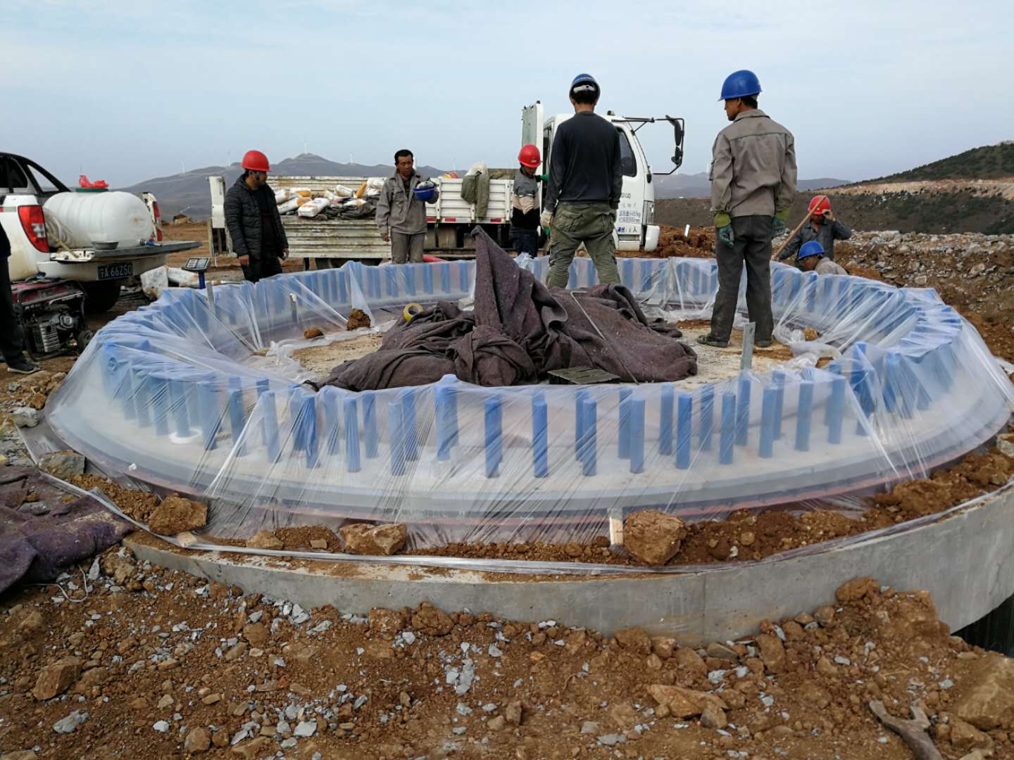 风电设备基座灌浆--专用C80灌浆料